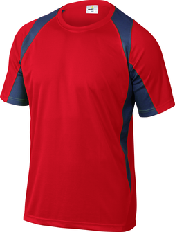 TEE SHIRT BALI ROUGE/GRIS POLYESTER TAILLE L